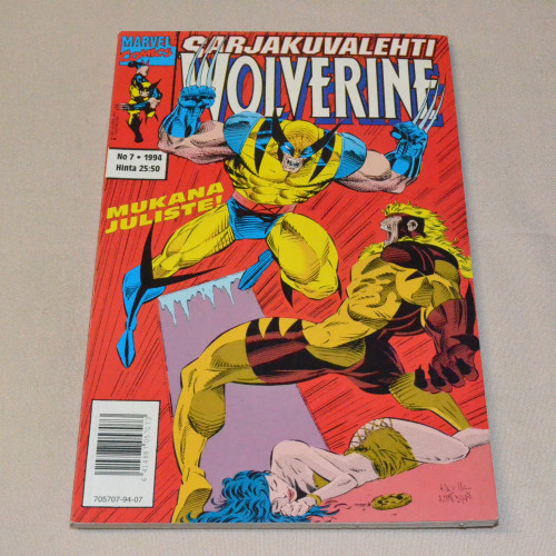 Sarjakuvalehti 07 - 1994 Wolverine